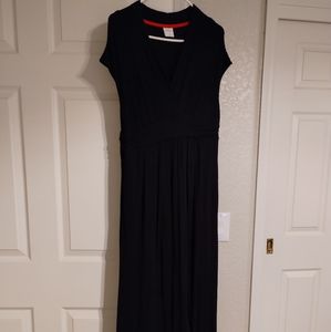 Black maxi dress